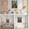 Buddha Diamond Painting Kits for Adults, 5D Buddhism Inspirational Full Drill Diamond Art Kits, Lotus DIY Round Full Drill Gem Art and Crafts for Home Wall Decor 12x16inch